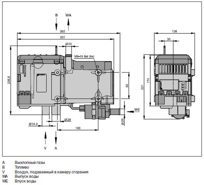 Установка Eberspacher Hydronic D12W в Томске